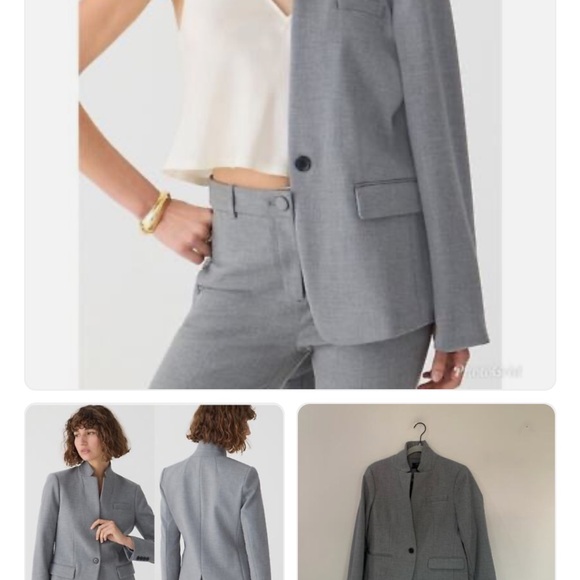 J. Crew Gray Stretch Blazer - Picture 10 of 10